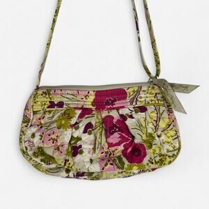 Vera bradley "make me blush" quilted mini shoulder bag